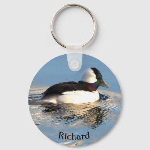 Llavero Bufflehead Duck Keychain
