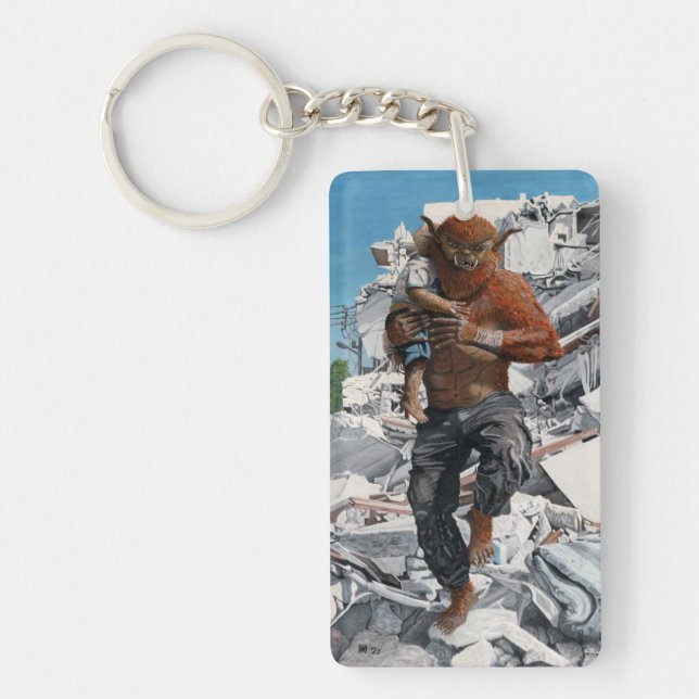 Llavero Bugbear Hero Child Rescue Fantasy Keychain acrílic (Frente)