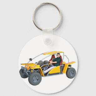 Llavero Buggy de dunas amarillas