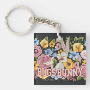 Llavero BUGS BUNNY™ Bordado Floral Gráfico
