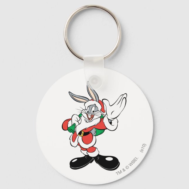 Llavero BUGS BUNNY™ Santa Saludando (Anverso)