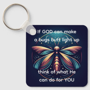 Llavero Bugs Butt Light Up Firefly Lightning bug Funny