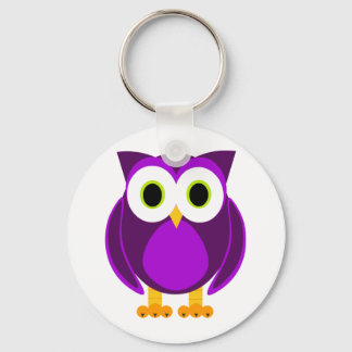 Llavero Búho morado
