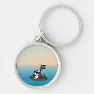 Llavero búho pirata - accesorios de moda