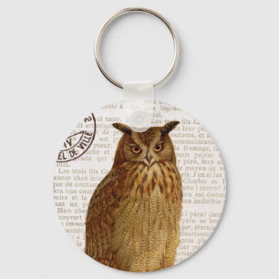 Llavero Búho vintage...Keychain