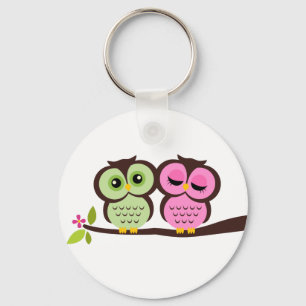 Llavero Búhos preciosos