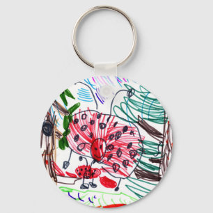 Llavero Buitre de Ladybug Grande, Huevo de Ladybug pequeño