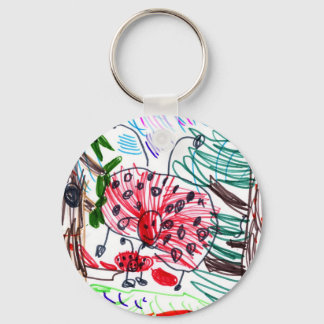 Llavero Buitre de Ladybug Grande, Huevo de Ladybug pequeño