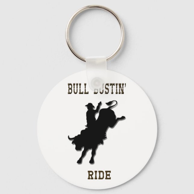 Llavero Bull Bustin' Ride Keychain (Anverso)