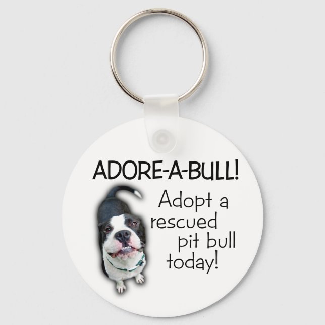 Llavero ¡Bull De Pit Adore-A-Bull! (Anverso)