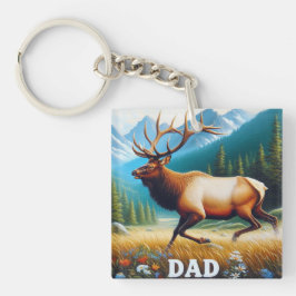 Llavero Bull Elk Dad