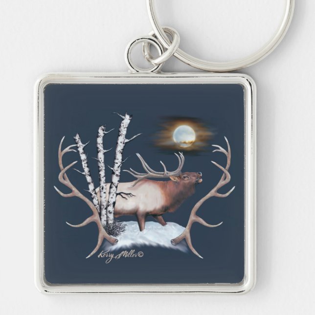Llavero Bull Elk Keychain (Frente)