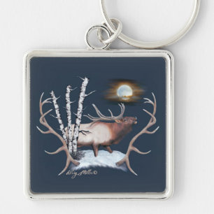 Llavero Bull Elk Keychain