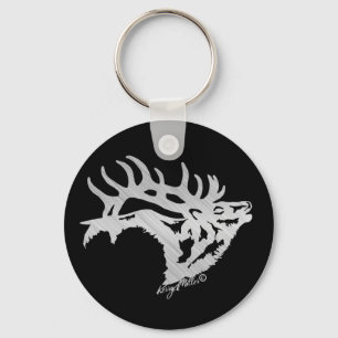 Llavero Bull Elk Keychain