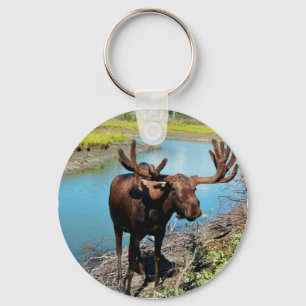Llavero Bull Moose Keychain