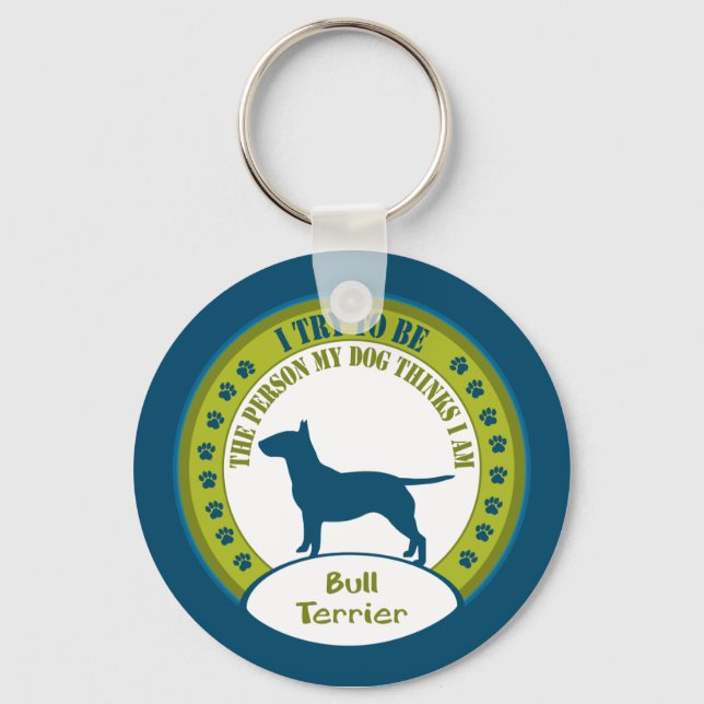 Llavero Bull Terrier (Anverso)