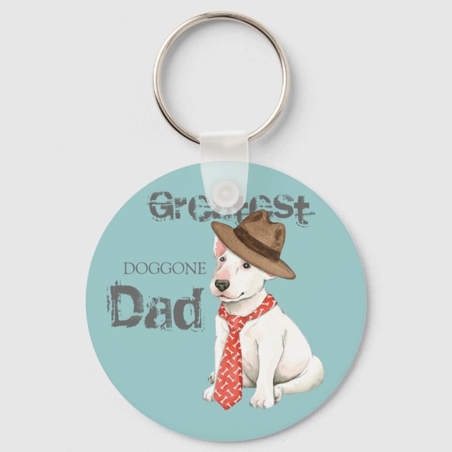 Llavero Bull Terrier Dad (Anverso)