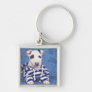 Llavero Bull terrier es una raza del perro en