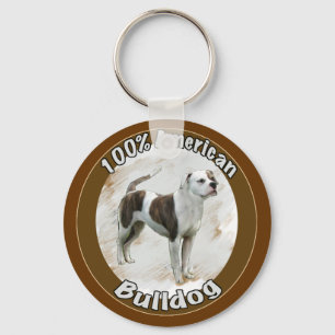 Llavero bulldog americano