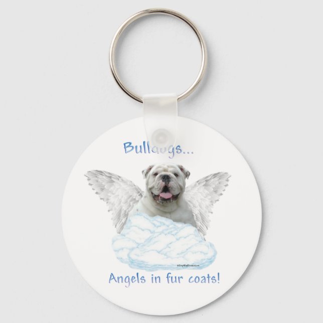 Llavero Bulldog Angel Keychain (Anverso)
