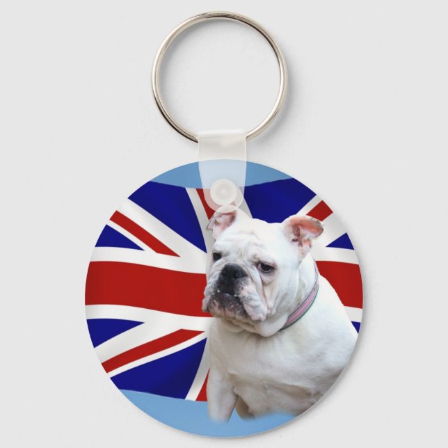 Llavero Bulldog británico (Anverso)