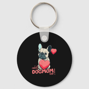 Llavero Bulldog Con Globo De Corazón - ¡La Dogma Más Cómod