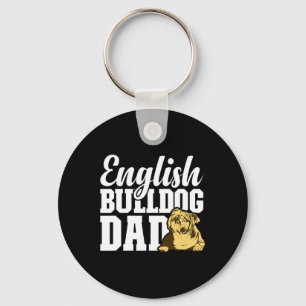 Llavero Bulldog Dad Dog Lover Divertido Bulldog Inglés Pro