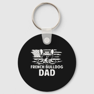Llavero Bulldog Dad Frenchie Lover Dueño de Perros