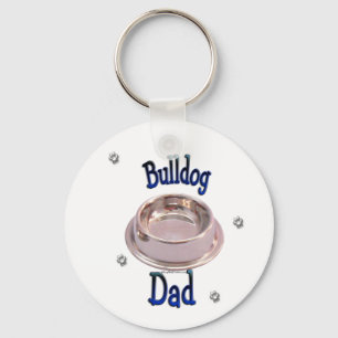 Llavero Bulldog Dad Keychain