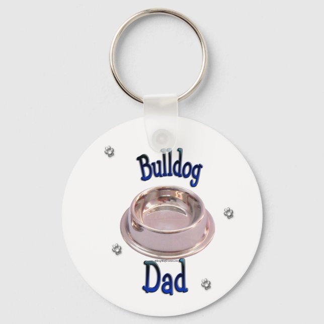 Llavero Bulldog Dad Keychain (Anverso)