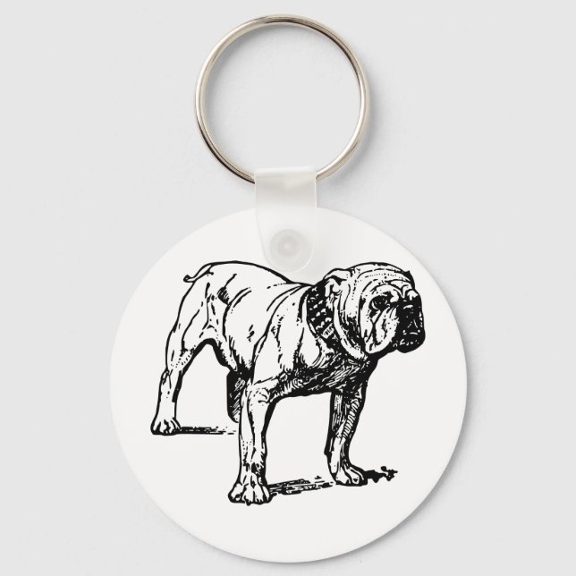 Llavero Bulldog Dog Business (Anverso)