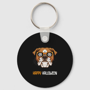 Llavero Bulldog En Sungles Perro De Vestido De Halloween P
