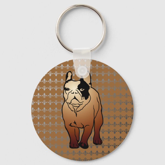 Llavero Bulldog Francés (Anverso)