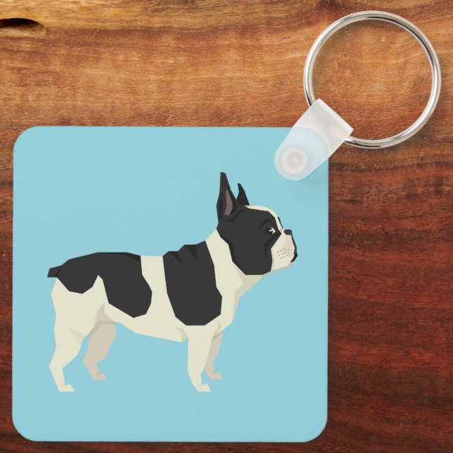 Llavero Bulldog Francés (Reverso )