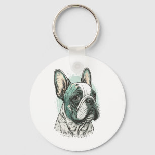 Llavero Bulldog francés