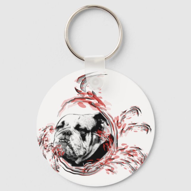 Llavero bulldog francés (Anverso)