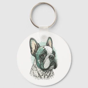 Llavero Bulldog francés
