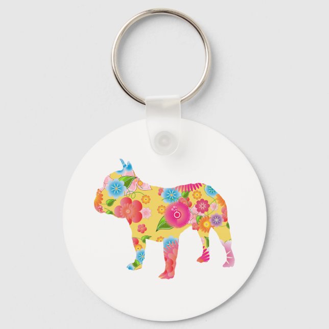 Llavero Bulldog francés (Anverso)