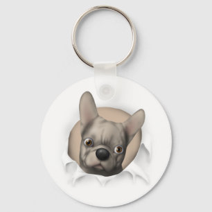 Llavero Bulldog francés (Buff) en quiebra