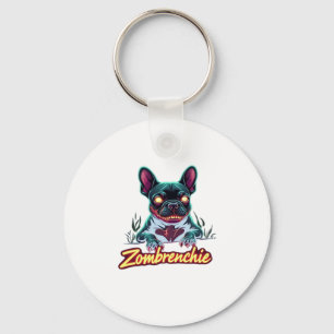 Llavero Bulldog francés Frenchie Zombie Perro Halloween Es