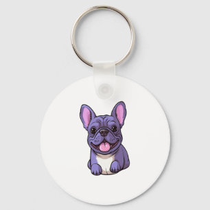 Llavero Bulldog francés Lilac