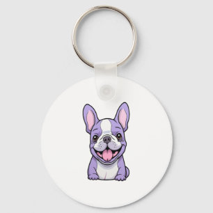 Llavero Bulldog francés Lilac