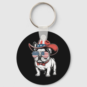 Llavero Bulldog francés lindo perro gracioso Estados Unido