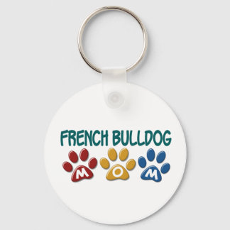 Llavero Bulldog FRANCÉS Mamá Paw Print 1
