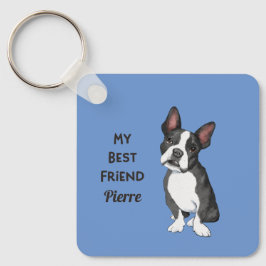 Llavero Bulldog Francés Mi Mejor Amigo Nombre Dirección Pe