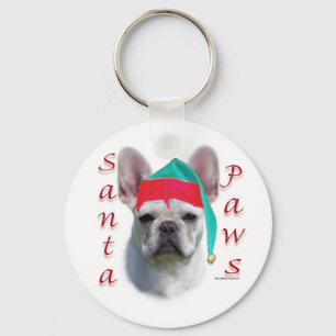 Llavero Bulldog francés (qué) Santa Paws