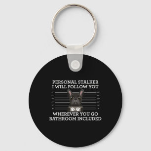 Llavero Bulldog francés Stalker Personal Frenchie Dog Love