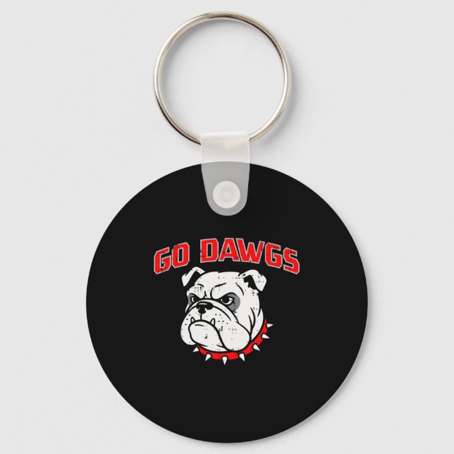 Llavero Bulldog Go Dawgs Men Women Kids Girls Youth Teen B (Anverso)