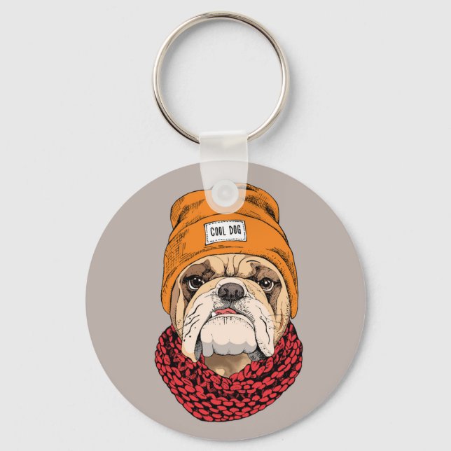 Llavero Bulldog Guay (Anverso)