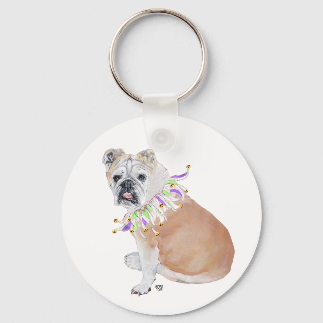 Llavero Bulldog Inglés (Anverso)